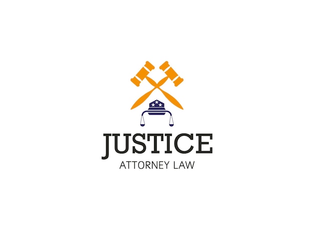 law office logo the judge law firm logo template