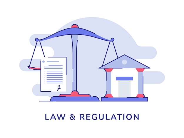 Vector law and regulation balance scale