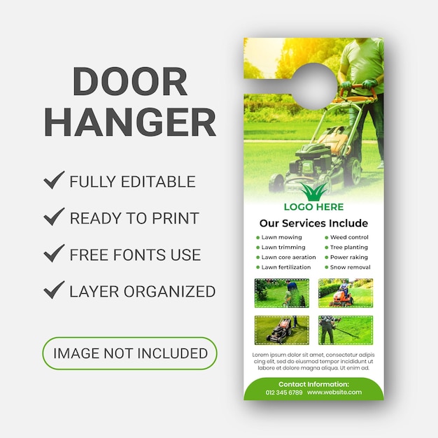 premium-vector-lawn-care-door-hanger-mockup-template