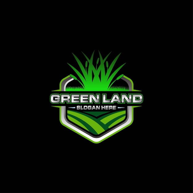 уход за газоном стрижка травы пейзаж трава сельское хозяйство концепция дизайн логотипа