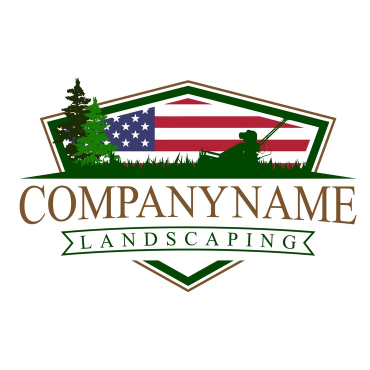 Lawn Care and Landscaping Logo