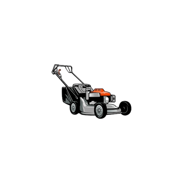 lawn care  lawn mower isolated vector