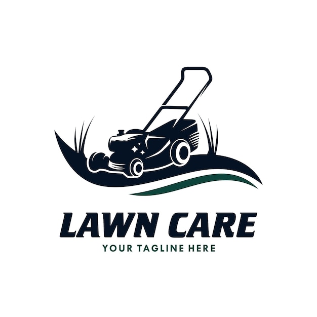 Lawn care logo vector illustration