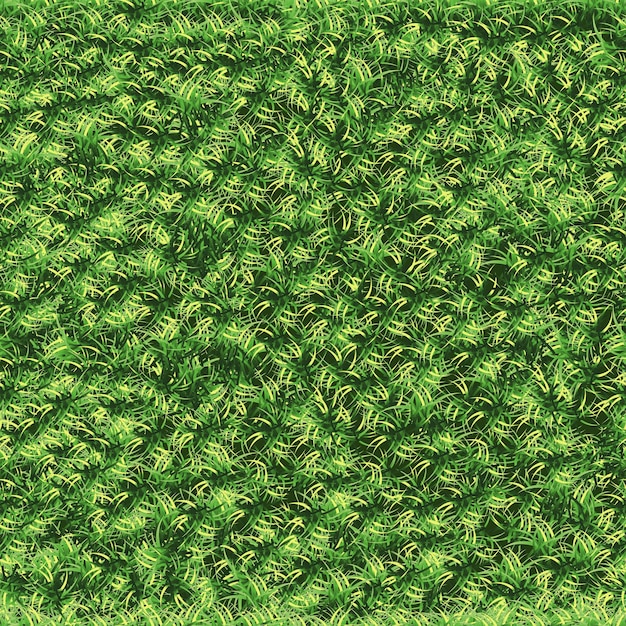 Vector lawn grass seamless in summer,green field texture