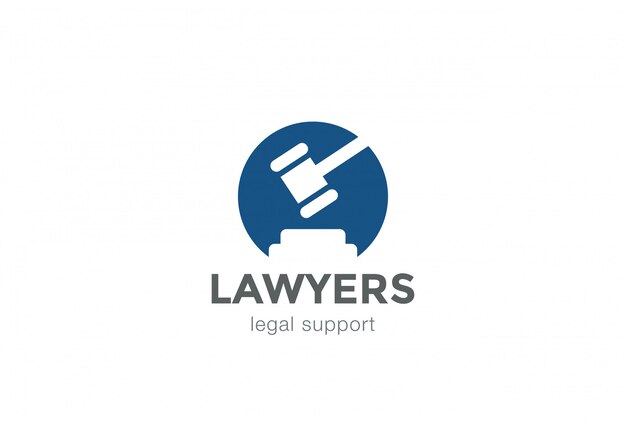 Lawyer attorney legal law firm logo icon