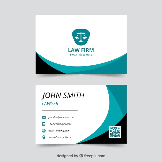 Lawyer card template