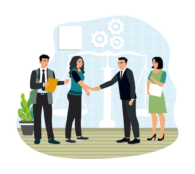 lawyer facilitate negotiations of business partners