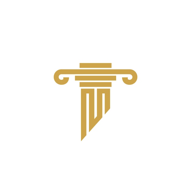 弁護士のロゴの創造的な要素のスタイル プレミアム