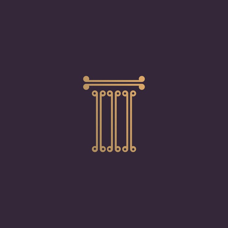 Vector lawyer logo design icon element with creative modern concept