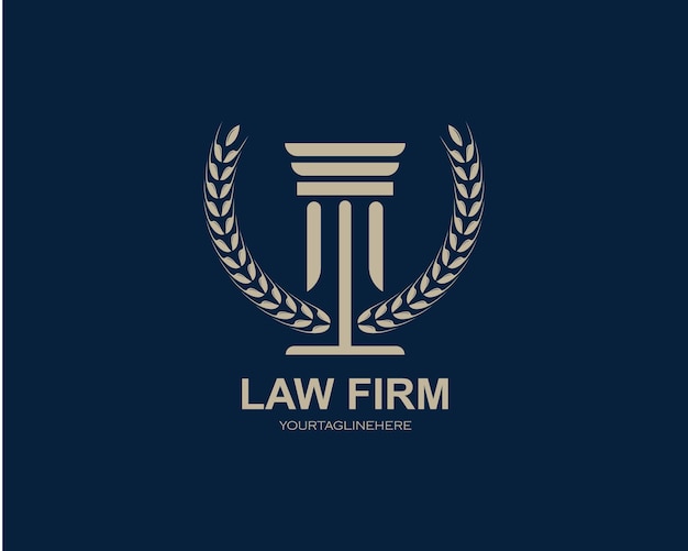 Vector lawyer logo vector icon  template