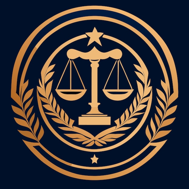 Lawyer logo vector