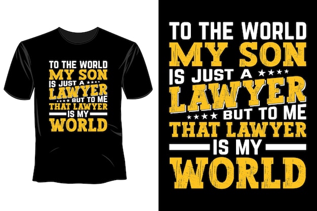 Lawyer T Shirt Design