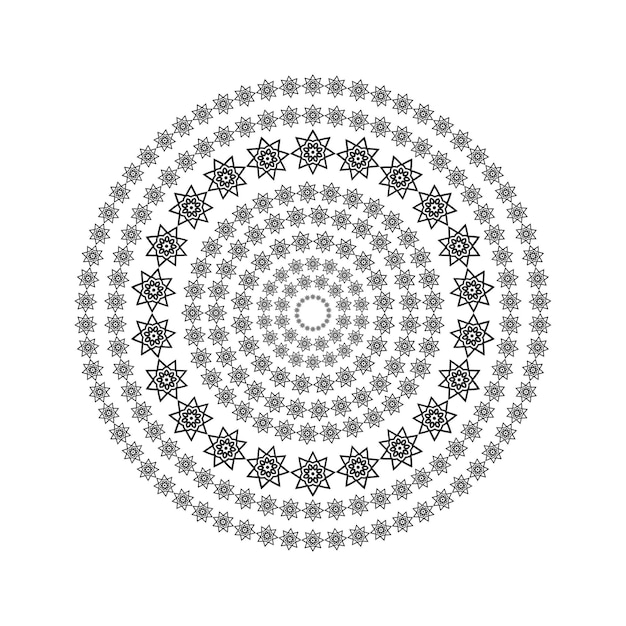 Vector laxury mandala art