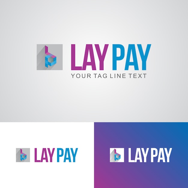 Lay pay logo design template