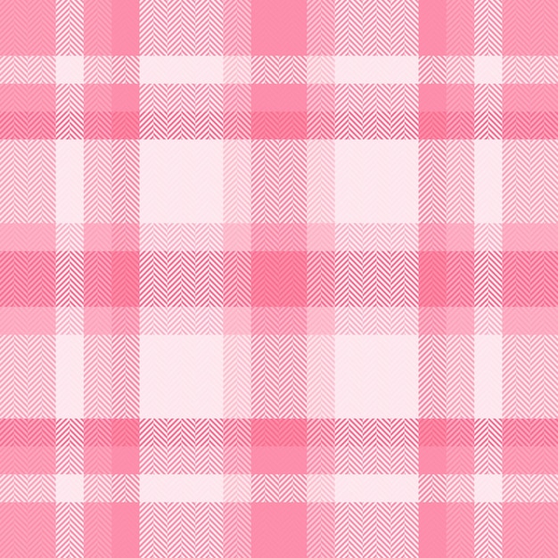 Layer pattern vector check swatch texture tartan plaid Messy fabric background seamless textile in red and light colors