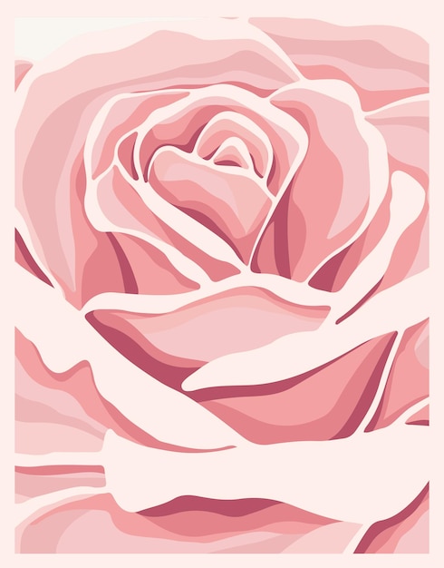 Layered flower paper cut