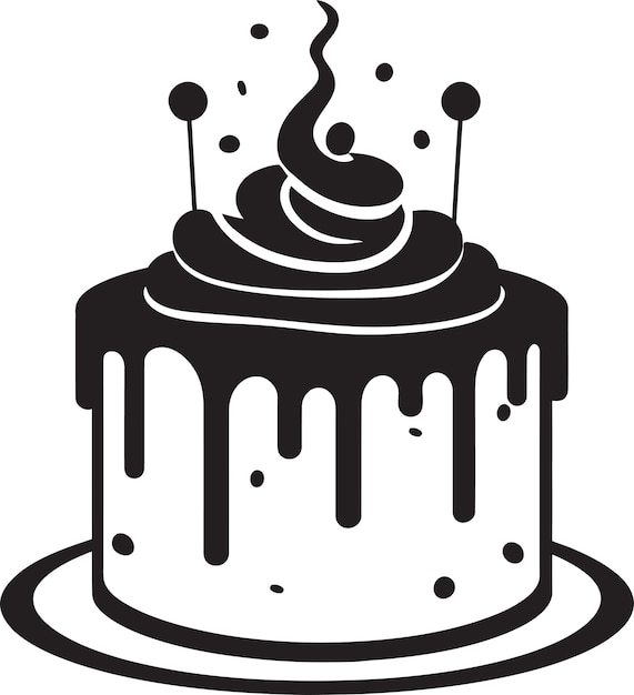 Creazioni vettoriali di torte dolci stratificate slicing through flavor cake vector art