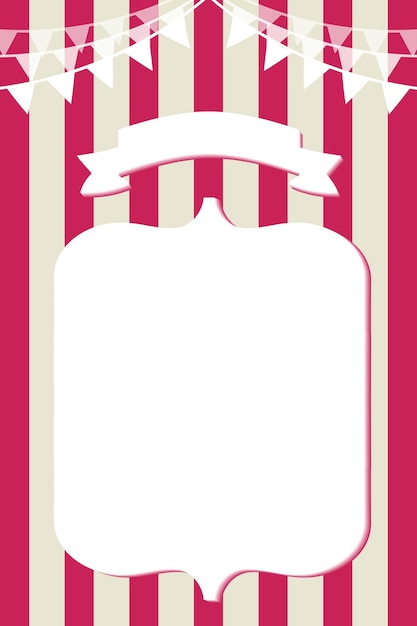 광고 배너 레이아웃 - 복고풍 빈티지 스타일의 템플릿 디자인 모형