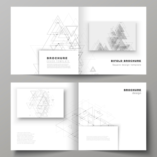 Layout of brochure templates