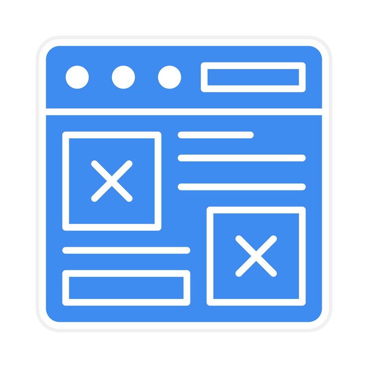 Vector layout designer icon vector image can be used for journalism