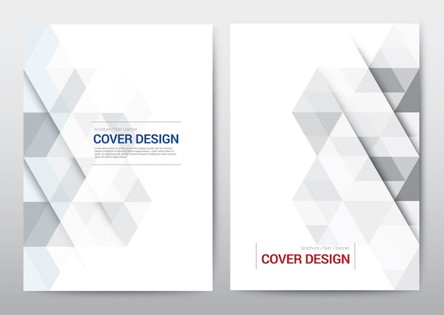 Vector layout template brochure poster, leaflet, jaarverslag.