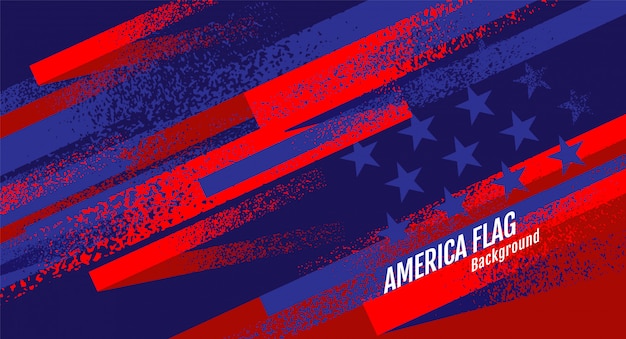 Layout  usa  flag , template banner