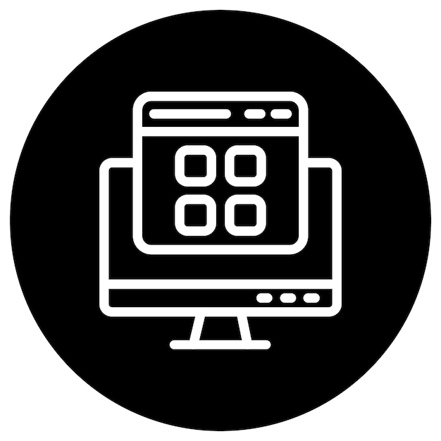 Layout Vector Icon Design Illustratie