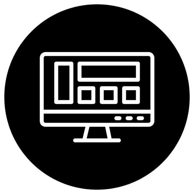 Layout Vector Icon Design Illustratie
