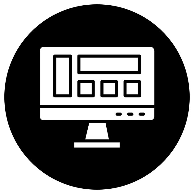 Layout Vector Icon Design Illustration