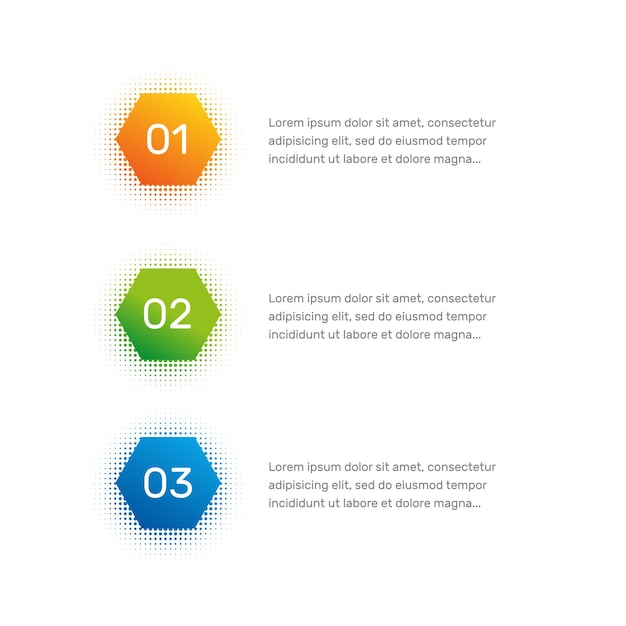 Layout workflow Outline colorful menu for app interface Number options Web design of buttons elements Infographics 1 2 3 vector template Text illustration