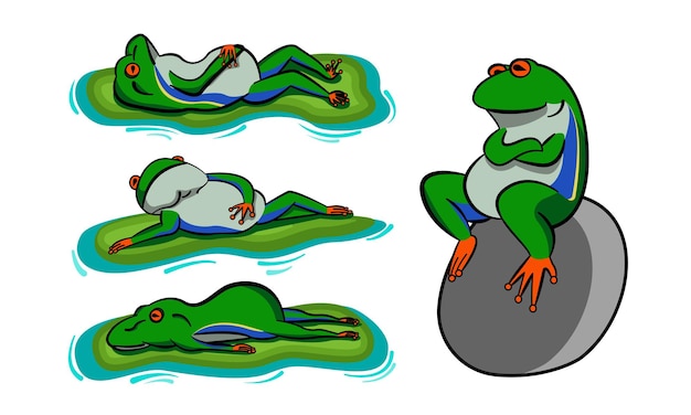 Vector lazy frog