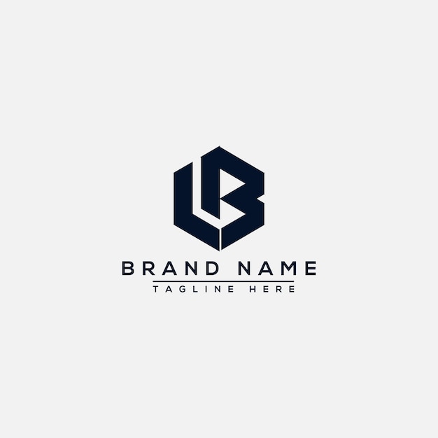 LB Logo Design Template Vector Graphic Branding Element