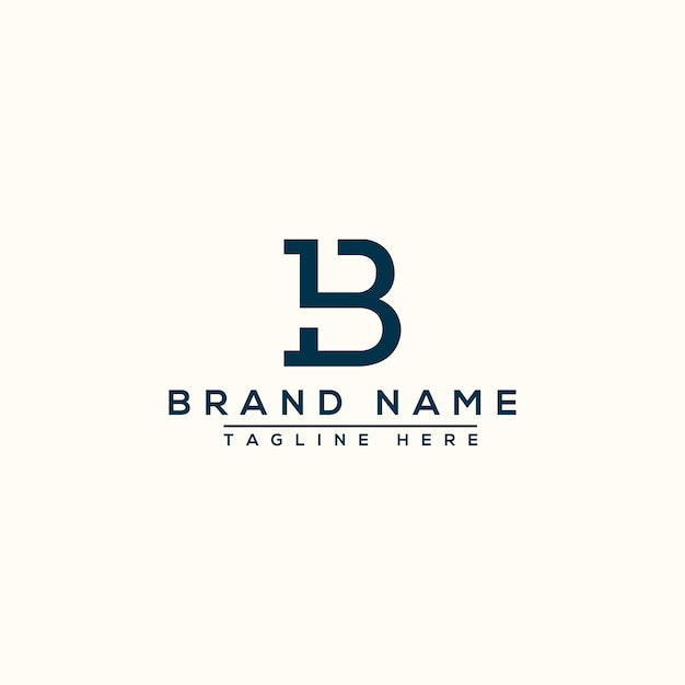 Элемент векторного графического брендинга шаблона логотипа LB