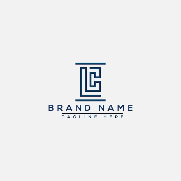 LC Logo Design Template Vector Graphic Branding Element