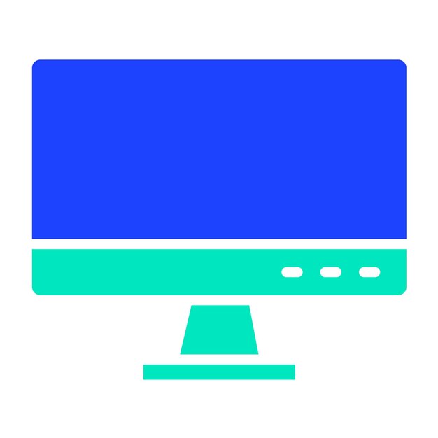 LCDベクトルアイコンデザインイラスト