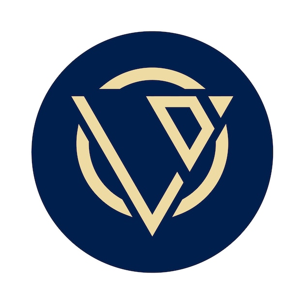 Вектор ld современный первоначальный вектор дизайна логотипа монограммы. это подойдет для того, какая компания или торговая марка начинаются с этой буквы.