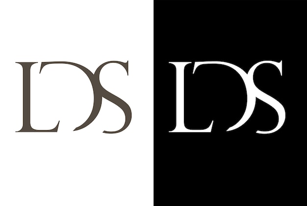 LDS 로고 문자 디자인