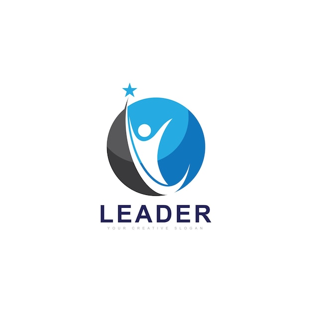 Vector leadership logo success logo and education logo vector