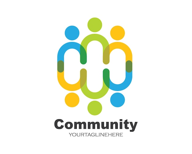 Leadershipcommunitysocial and company Logo icon vector