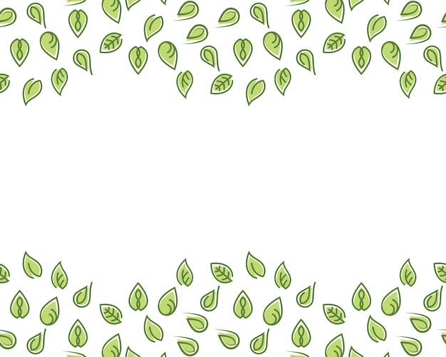 Leaf Background Vector Illustration