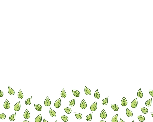 Leaf Background Vector Illustration