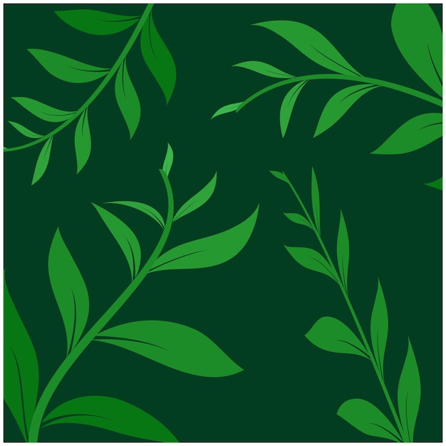 Leaf background vector