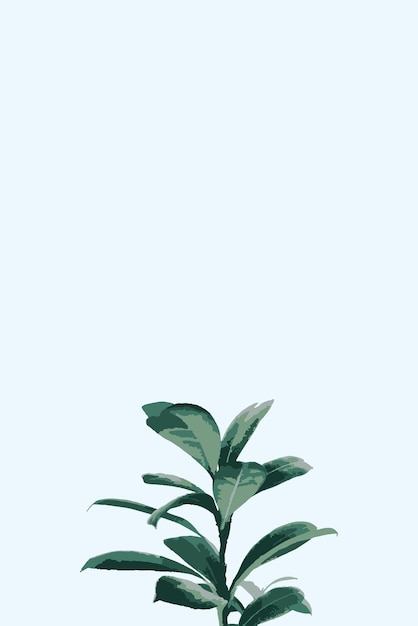 Leaf blue pastel background