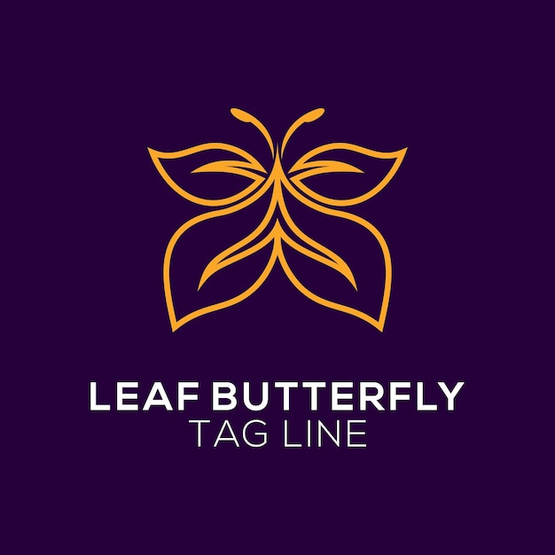 Вектор leaf butterfly