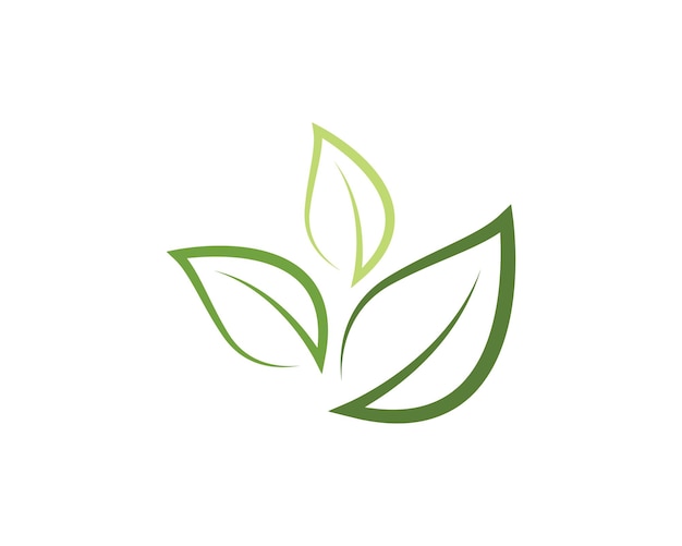 Leaf ecology nature Logo Template