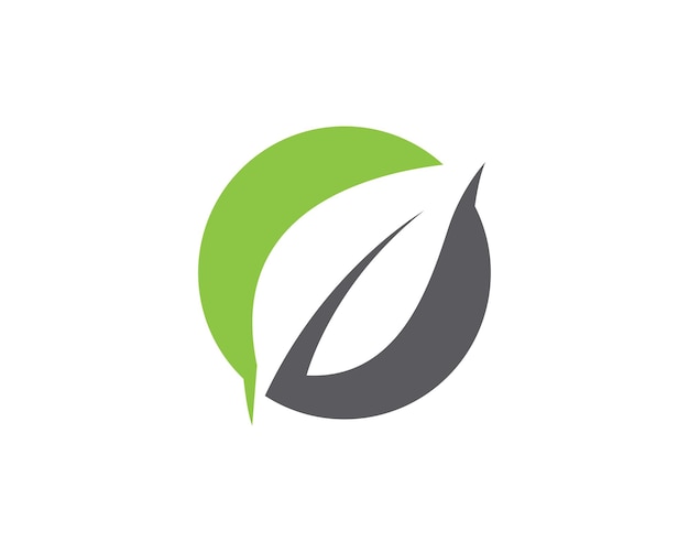 Leaf ecology nature Logo