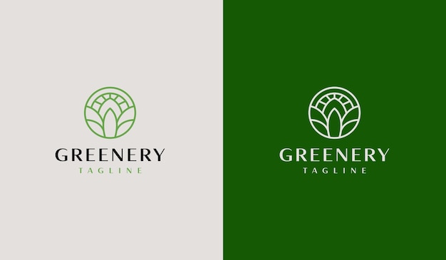 Leaf Flower Plant Agriculture Logo Universal creative premium symbol Vector sign icon logo template Vector illustration