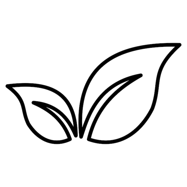 Leaf icon design illustration design