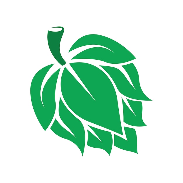 Vector leaf icon logo design