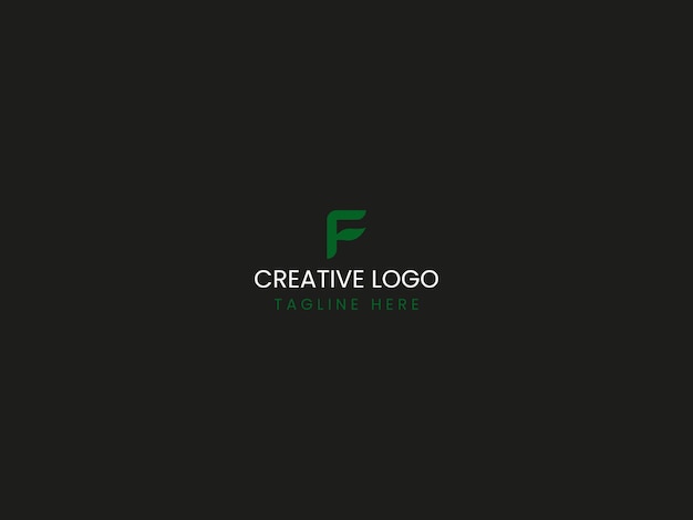 Vector leaf letter business logo design